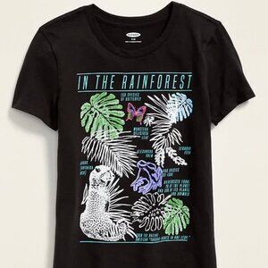 Graphic Crew-Neck Tee - Rainforest